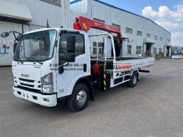Автомобиль бортовой Isuzu KV100 4x2 с КМУ Sany Palfinger (3,2-тонная 3-секционная стрела)