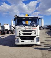 Автомобиль бортовой ISUZU QL5181XXYAEWHY с КМУ  SQS200, грузоподъемностью 8 тонн