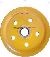 Блок канатоукладчика QTZ160