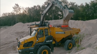 Шарнирно-сочлененный самосвал Hyundai HA30 