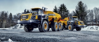 Шарнирно-сочлененный самосвал Hyundai HA45
