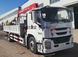 Автомобиль бортовой Isuzu FTR 4x2 с КМУ Sany Palfinger (7-тонная 4-секционная стрела)