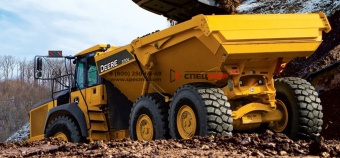 Шарнирно-сочлененный самосвал John Deere 370Е
