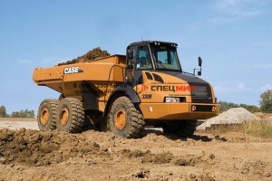 Шарнирно-сочленённый самосвал Case 335B