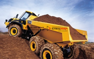Шарнирно-сочленённый самосвал JCB 722
