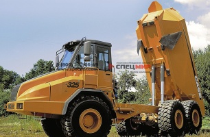 Шарнирно-сочленённый самосвал Case 325