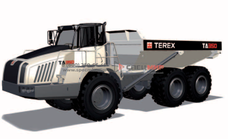 Шарнирно-сочленённый самосвал Terex TA350