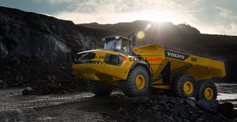 Шарнирно-сочленённый самосвал Volvo A60H